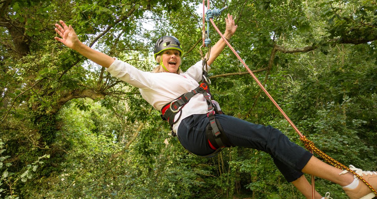 Treeclimbing at Goodleaf Tree Climbing, Isle of Wight